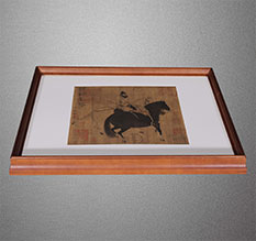 大邑书画装裱配框服务案例